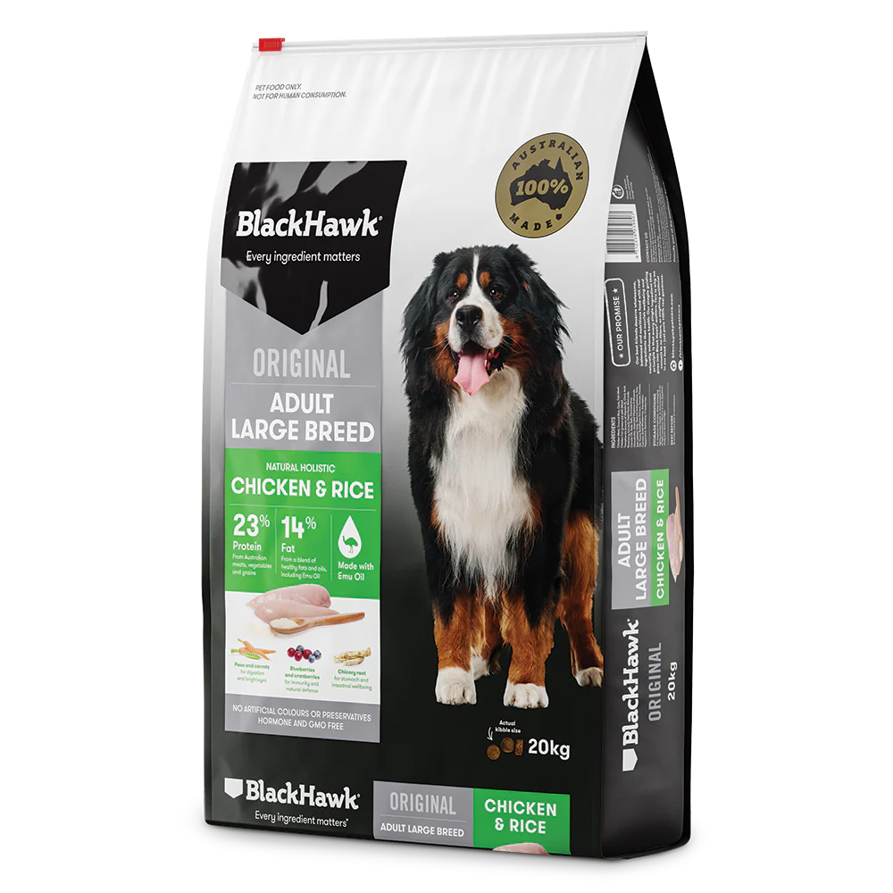 Black Hawk dog food