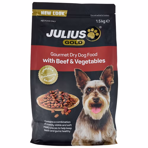 Julius Adult Dry Dog Food Beef & Vegetables 18kg pack
