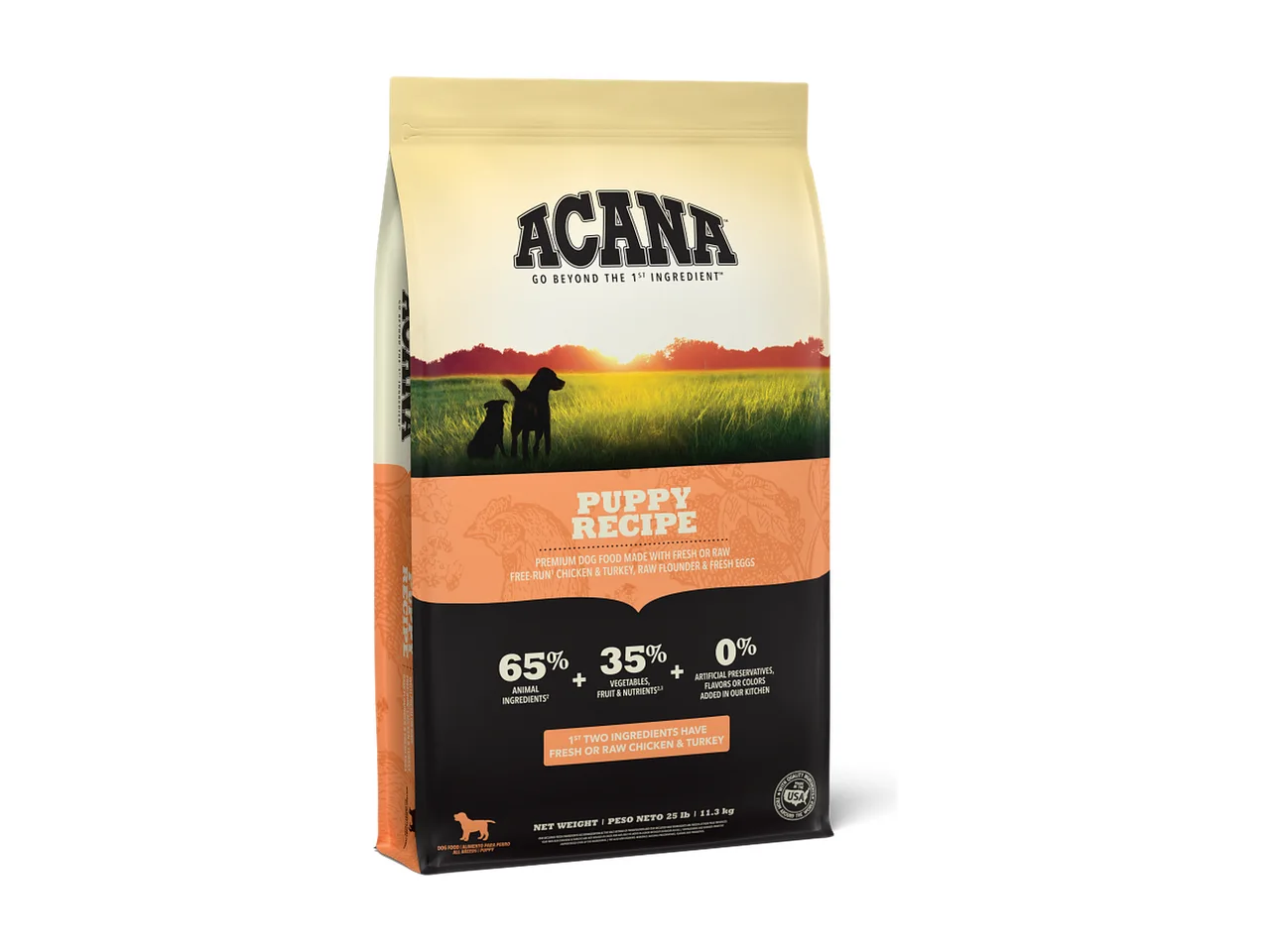 Acana Puppy & Junior Recipe Dry Dog Food 11.4kg pack