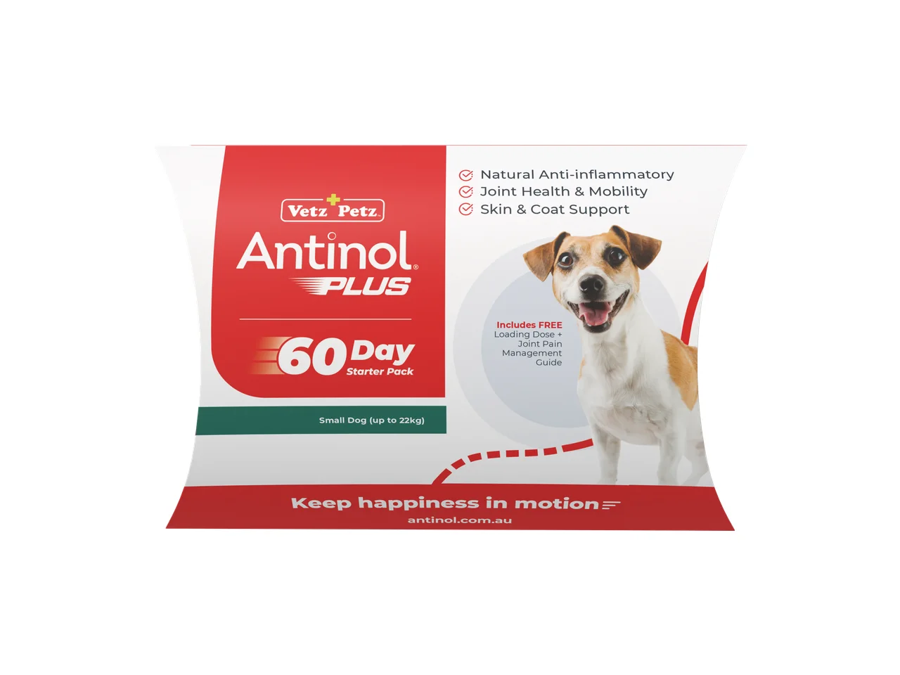 Antinol 60-day Starter Pack - Small Dog (75 Capsules) pack