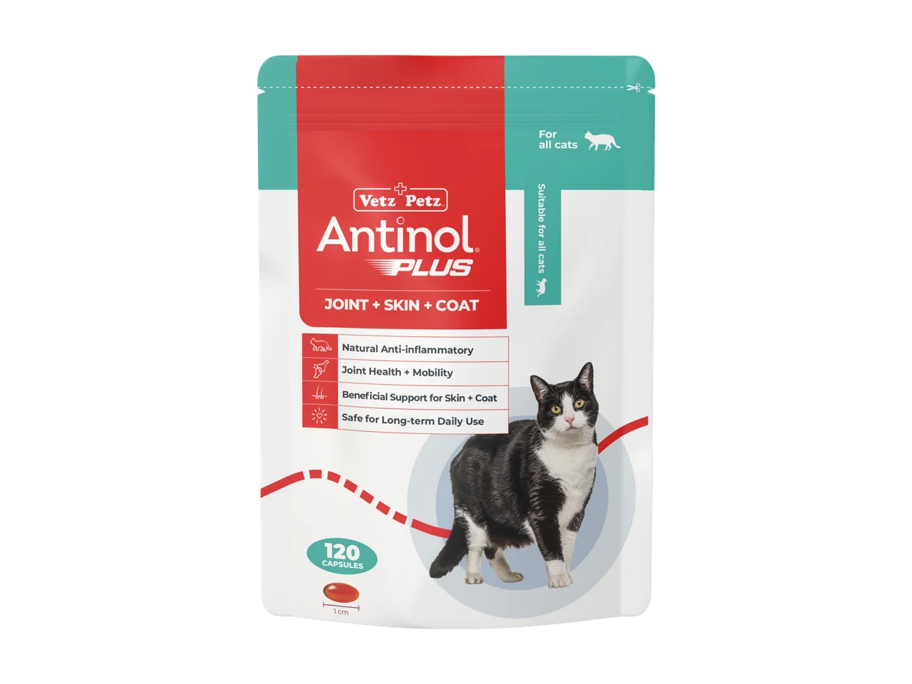 Antinol Plus for Cats - 120 Capsules pack