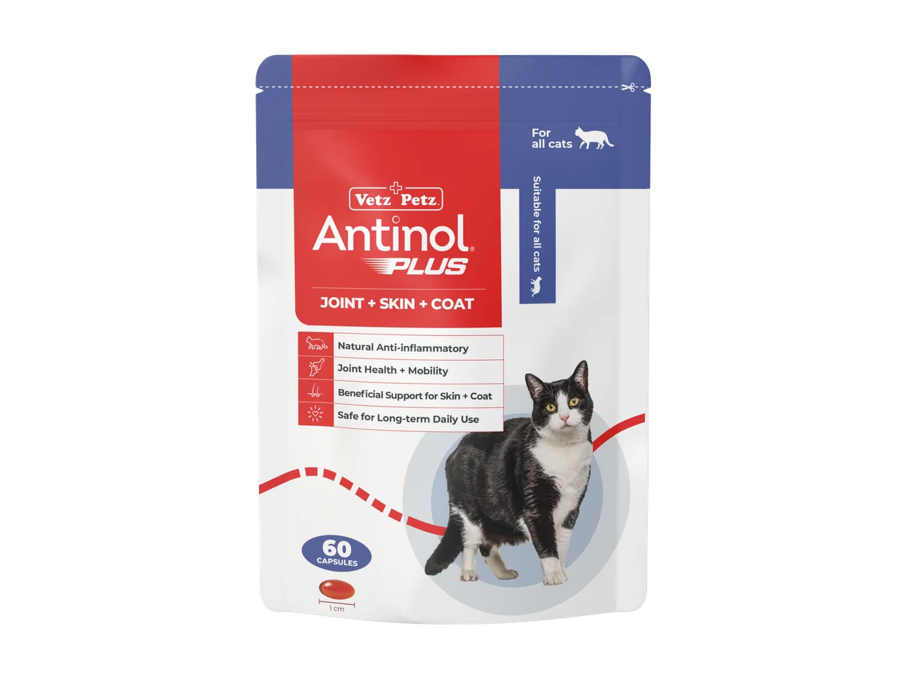 Antinol Plus for Cats - 60 Capsules pack