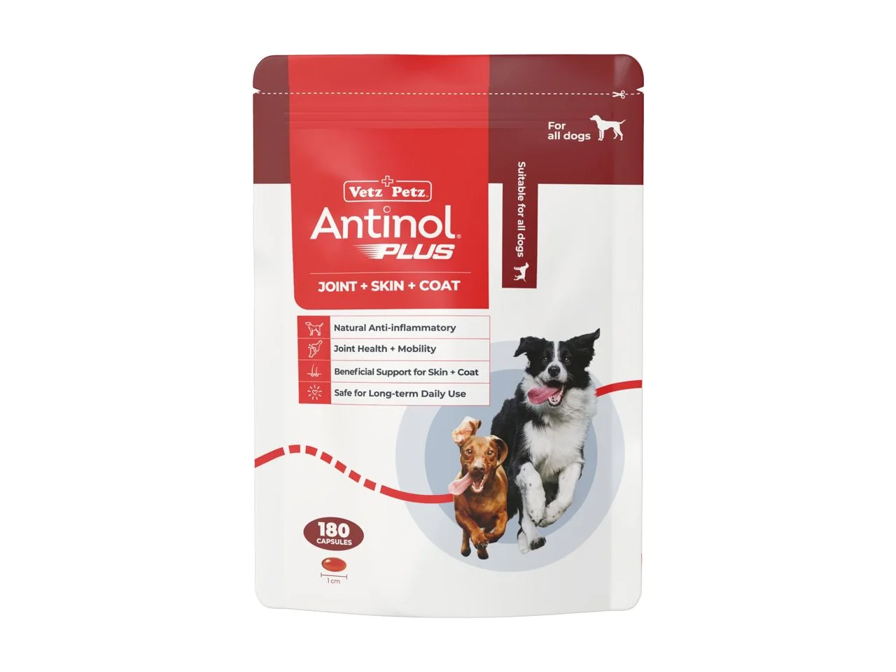 Antinol Plus for Dogs - 180 Capsules pack