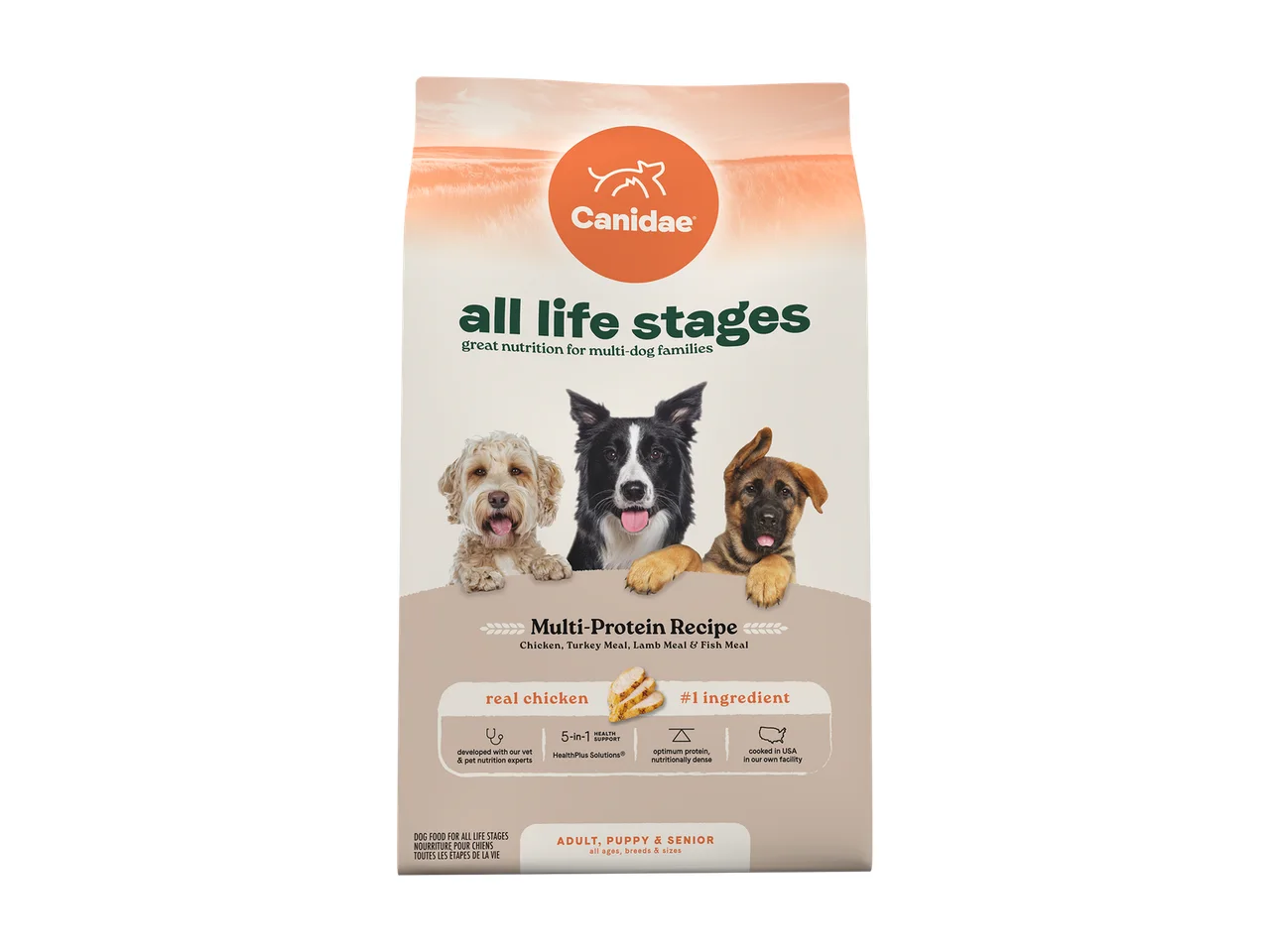 Canidae All Life Stages Multi-Protein Recipe Dry Dog Food 2kg pack