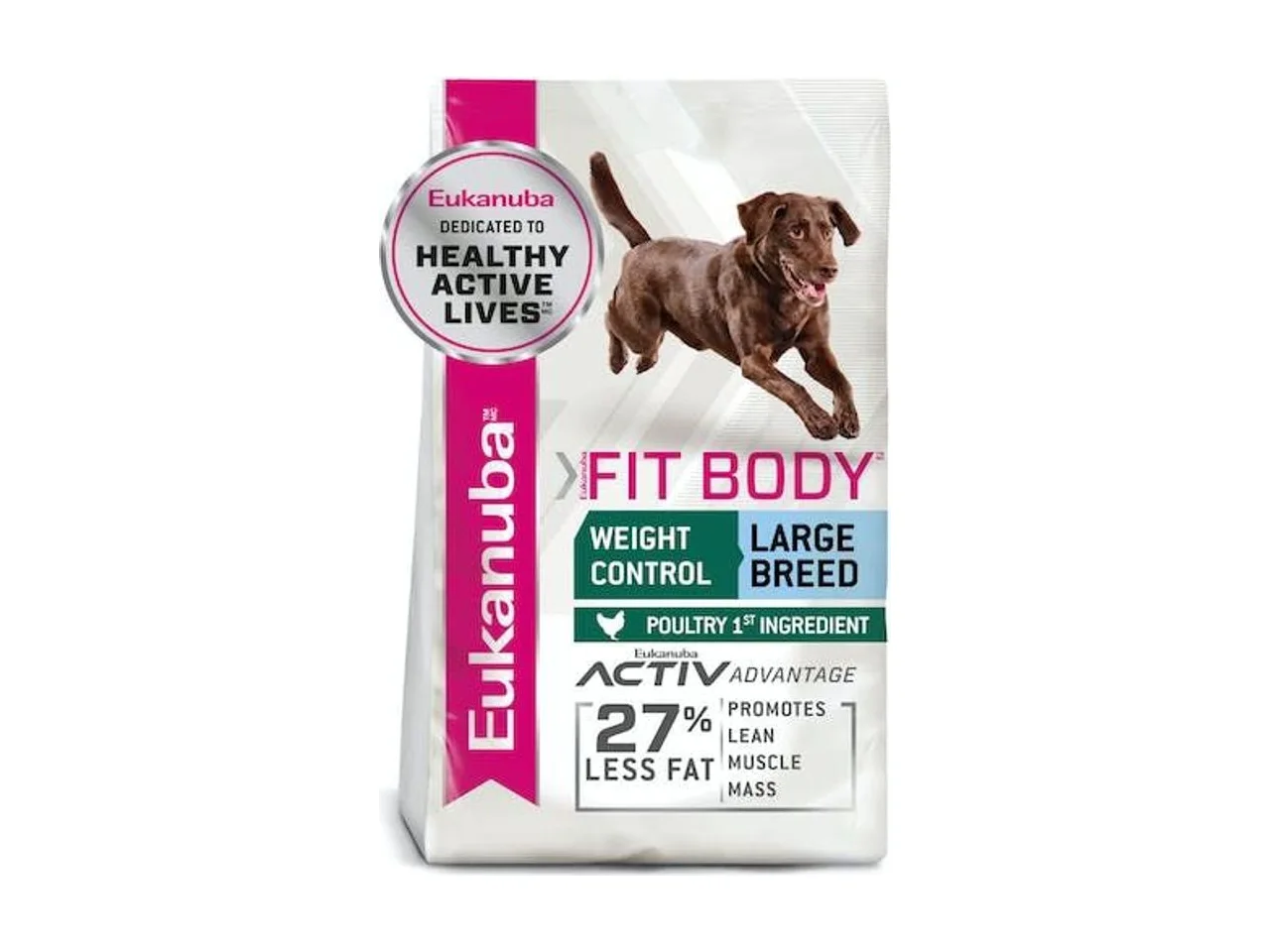 Eukanuba Fit Body Large Breed Dry Dog Food 14kg pack