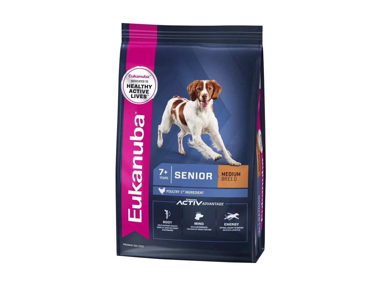 Eukanuba Senior Medium Breed Dry Dog Food 15kg pack
