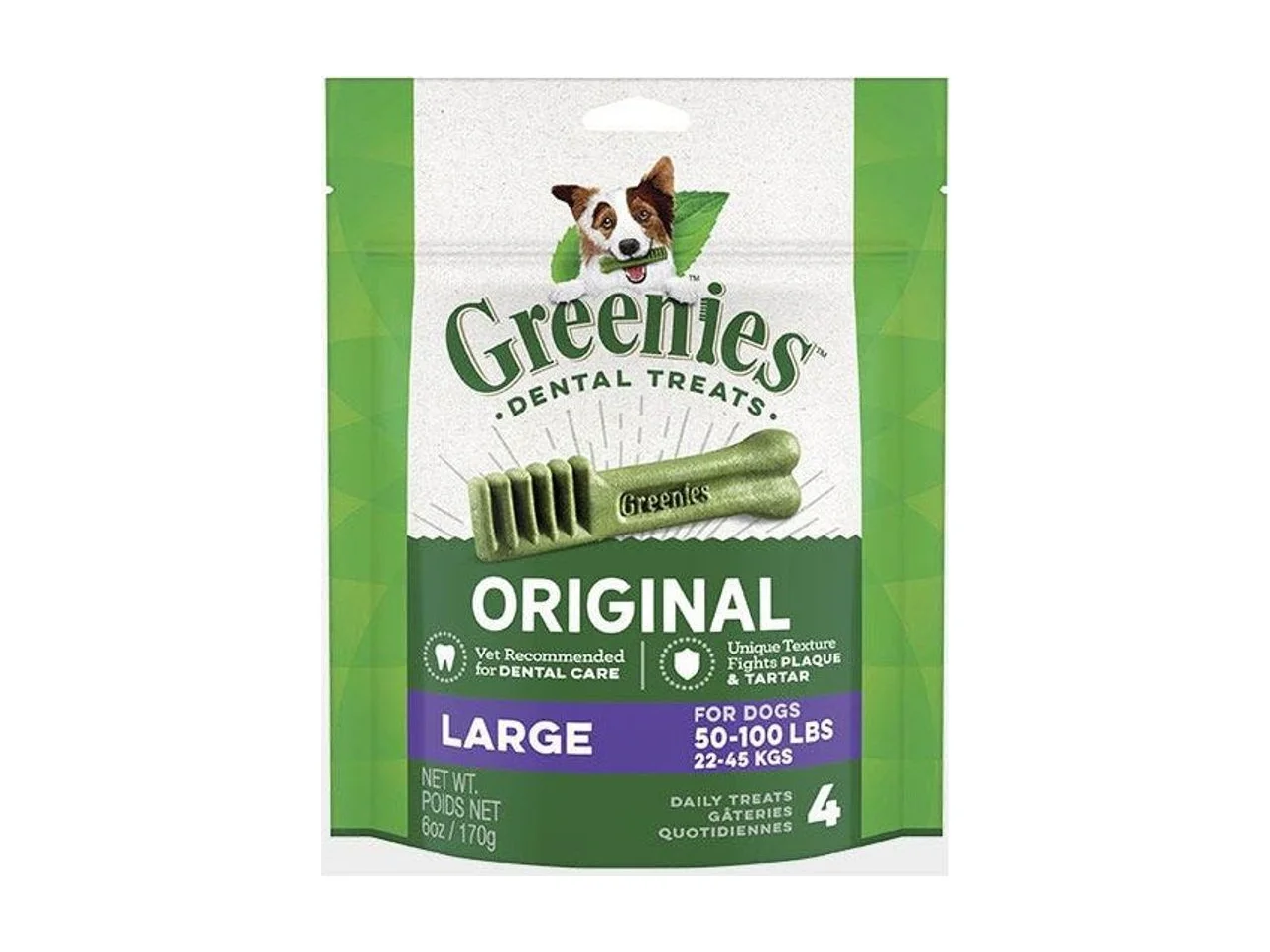 Greenies Original Large Dog Dental Treats 170g