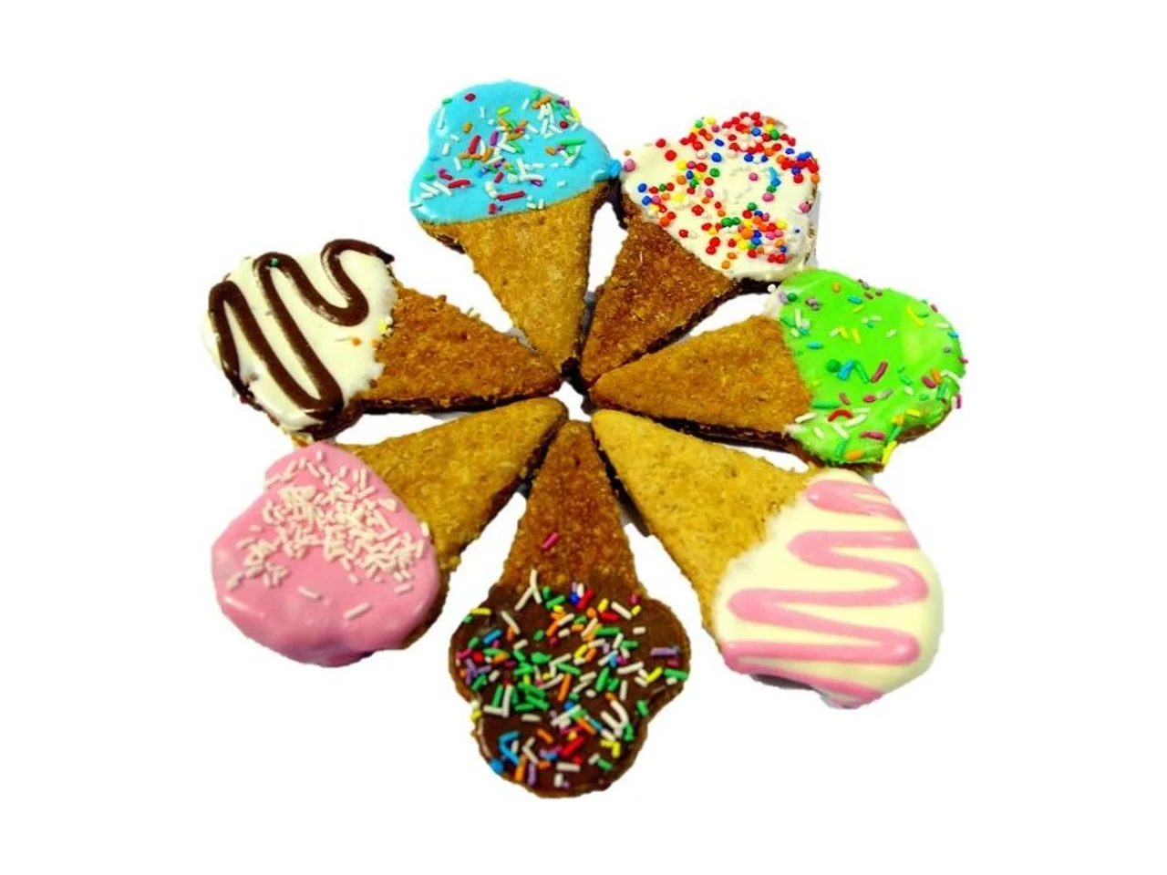Huds and Toke Little Ice Cream Cookies Dog Treats 4 Pack pack