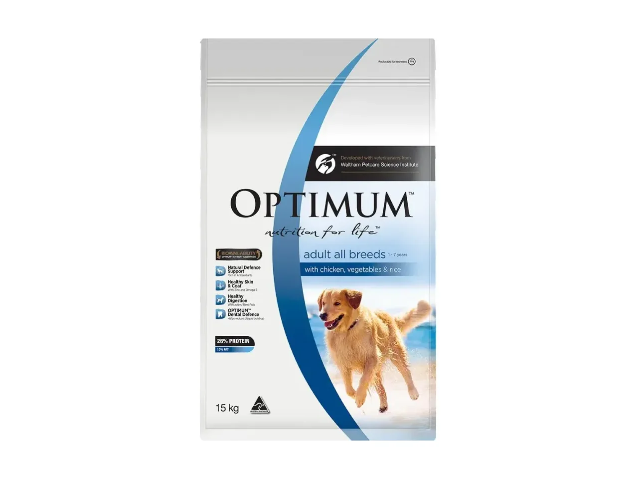Optimum Adult Chicken, Rice & Vegetables 18kg pack