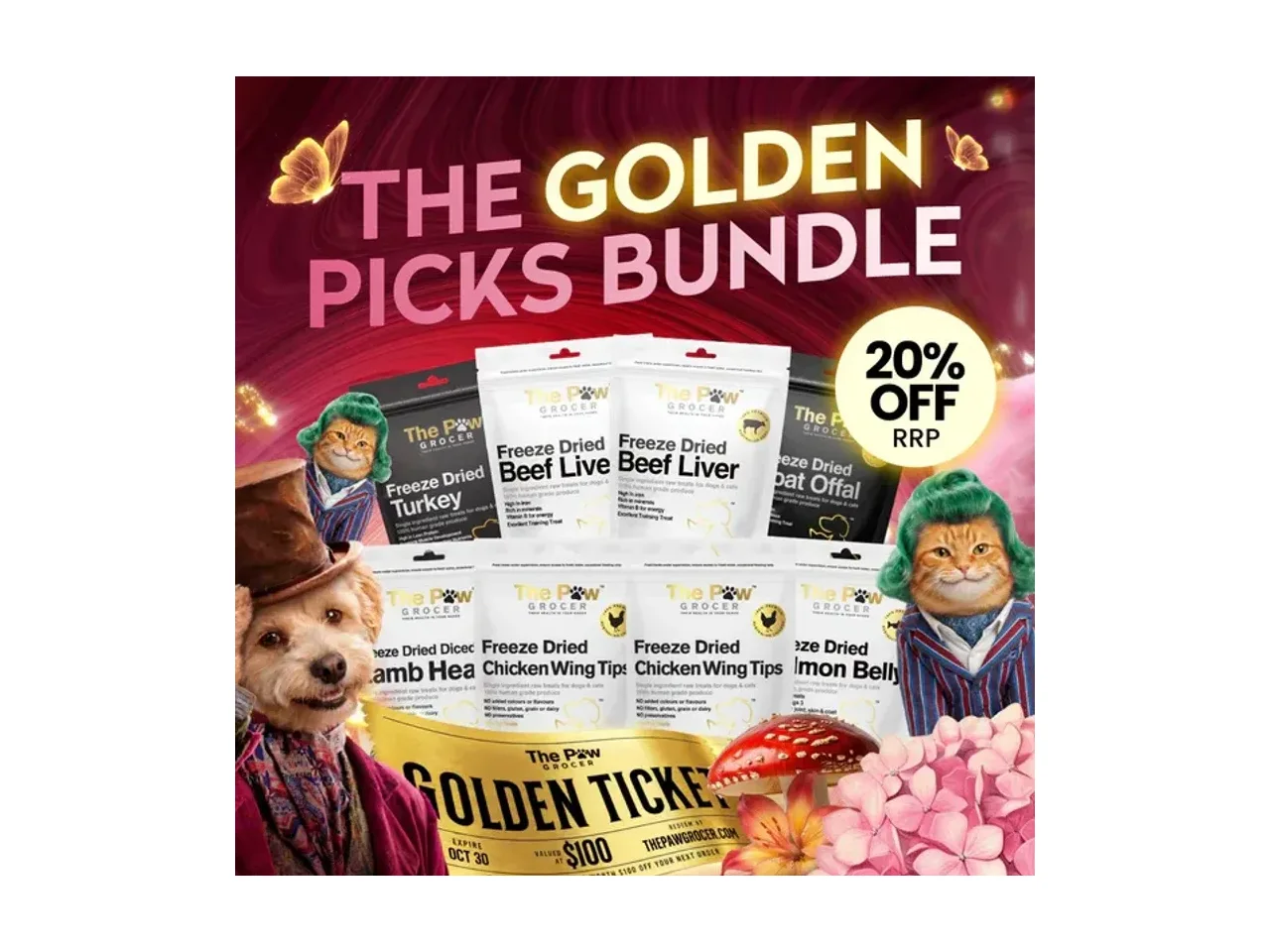 The Paw Grocer Golden Picks Bundle pack