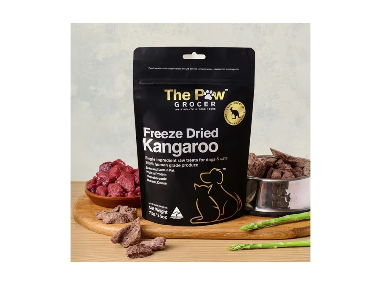 The Paw Grocer Premium Kangaroo 72g pack