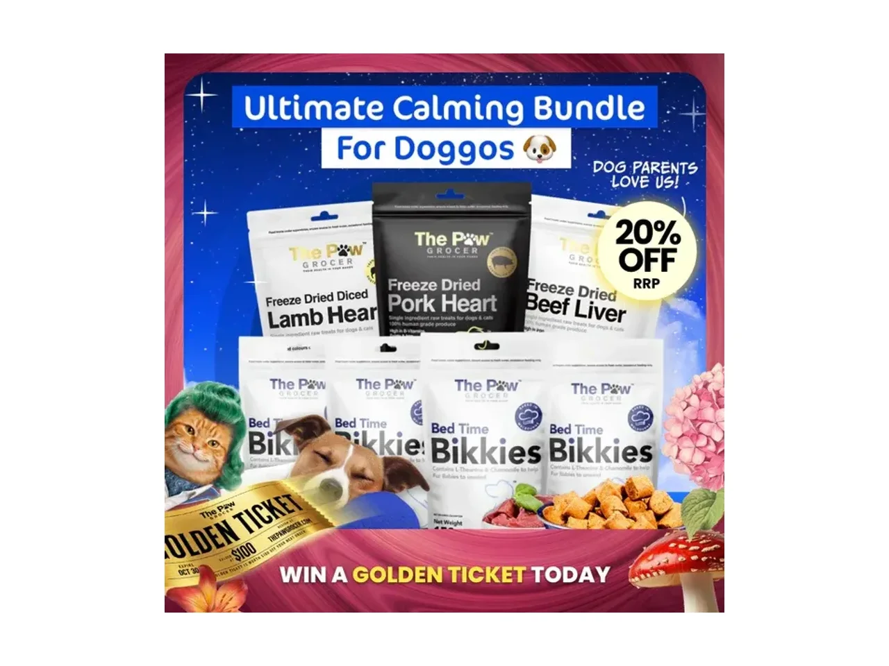 The Paw Grocer Ultimate Calming Value Bundle pack