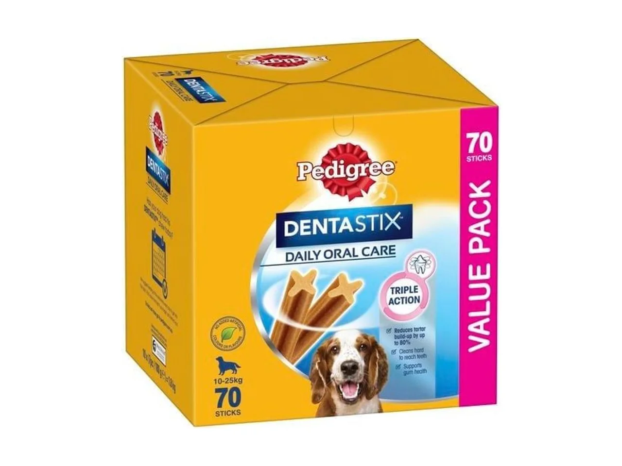 Pedigree DentaStix Daily Oral Care Medium Dog Dental Treats 70 Sticks pack