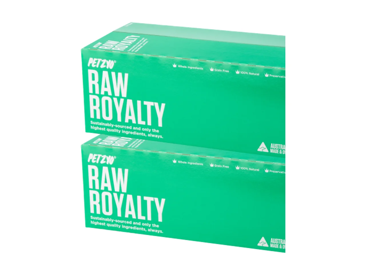 Petzyo Raw Royalty Got Beef BARF Patties 5.4kg pack