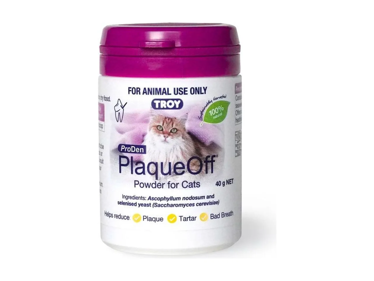 Troy ProDen PlaqueOff Powder for Cats 40g pack