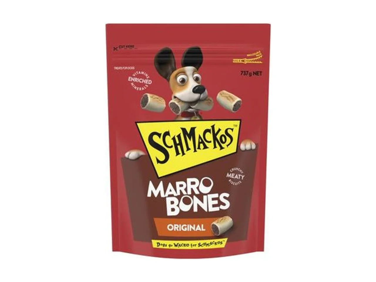 Schmackos Marrobones Original Crunchy Dog Treats 737g