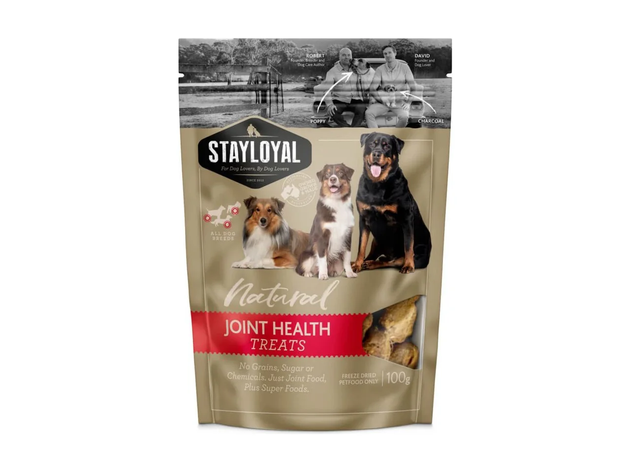 Stay Loyal Natural Joint Health Treats 100g pack