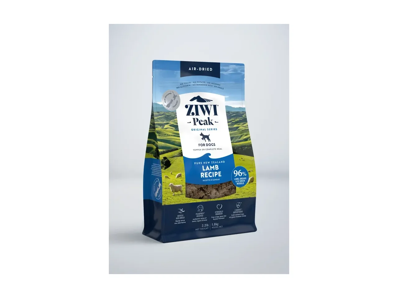 ZIWI Peak Air-Dried Lamb 1kg pack